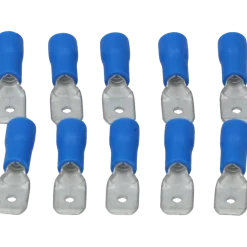 Carpoint Vlakstekker 740 6.3x0.8mm blauw blister 10 Stuks