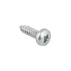 Carroserie schroef cilinderkop verzinkt 5,5x19 mm 15 stuks