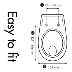 Cedo Brooklyn wc bril softclose duroplast