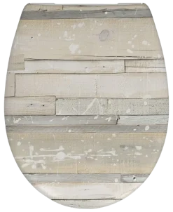 Cedo Pastel Wood WC-bril duroplast hout pastel