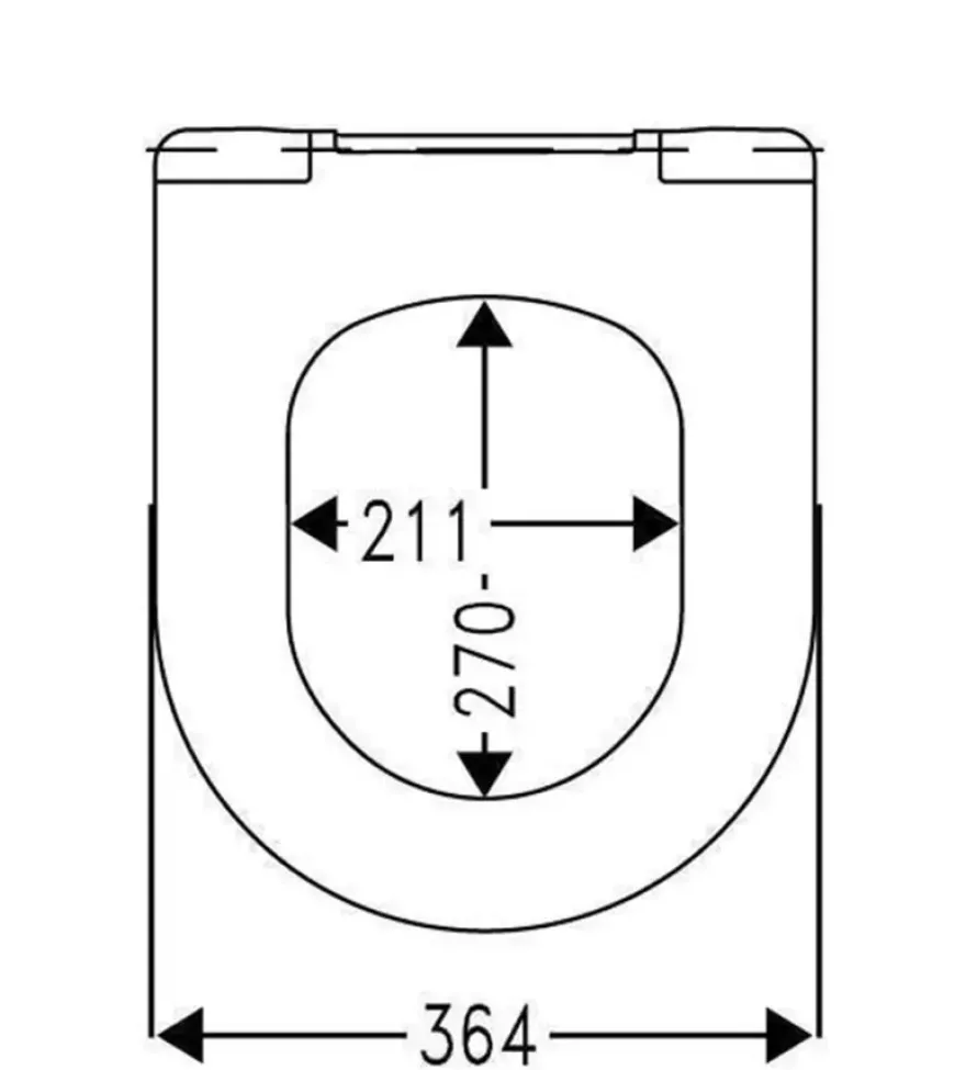 Cedo Vero Beach WC-bril duroplast pergamon