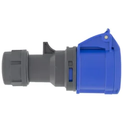 Cee Contrastekker 3-polig metAaarde 230 V Grijs