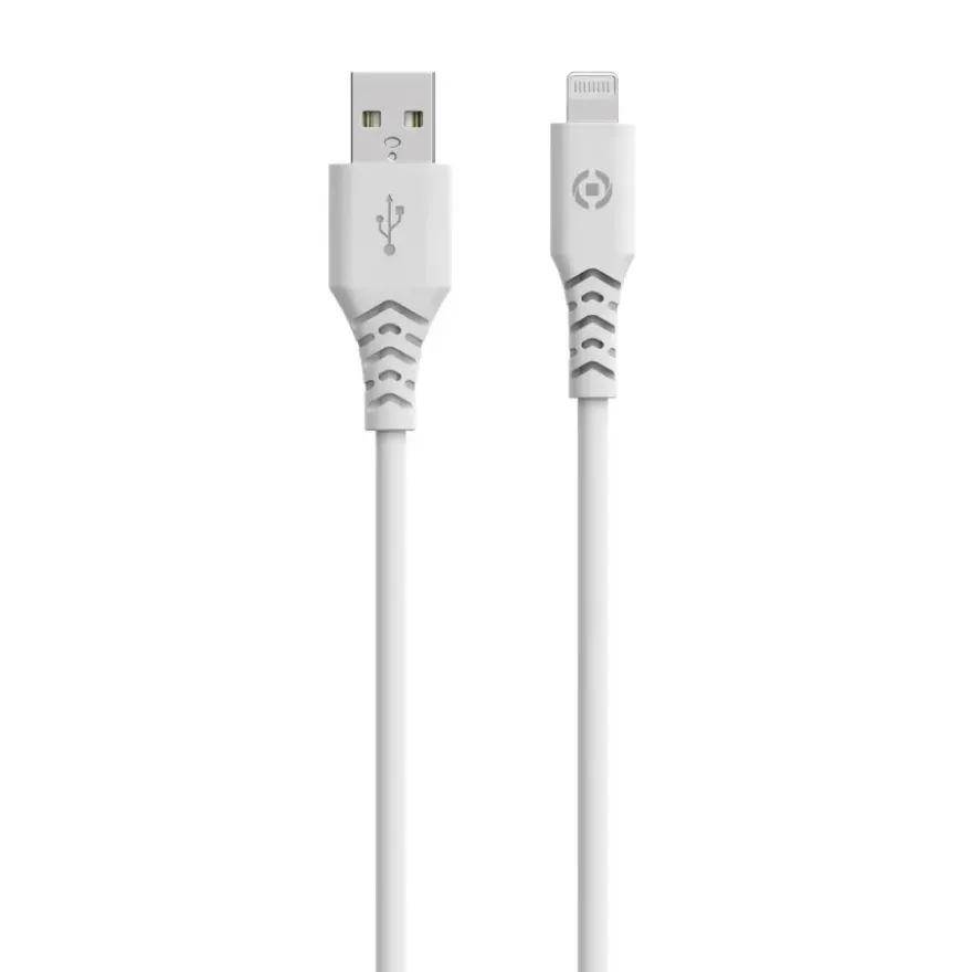 Celly Planet USB-A lightning kabel wit 1,5 meter