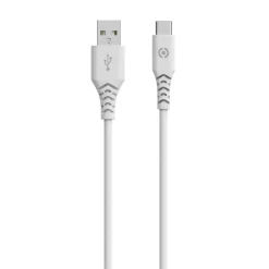 Celly Planet USB-A > USB-C kabel wit 1,5 meter
