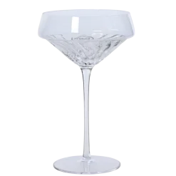 Champagne glas reliëf