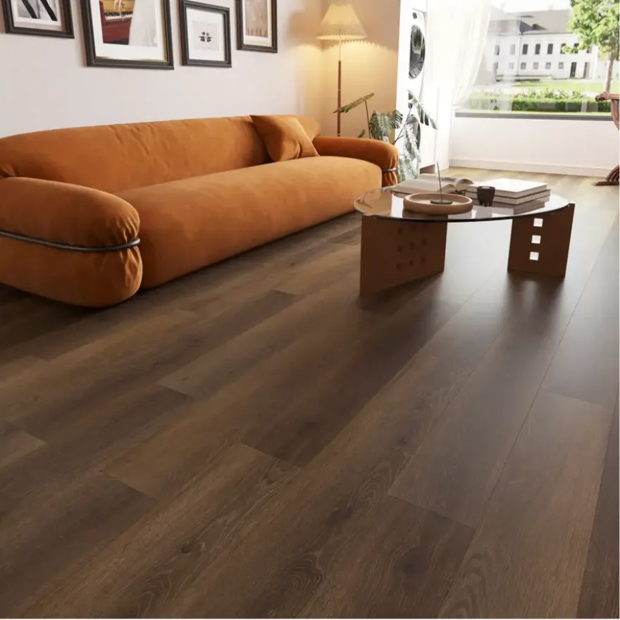 Click PVC Basic oud bruin eiken houtlook