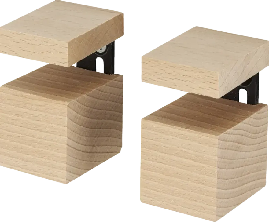 Clip Cube mini hout 2 stuks