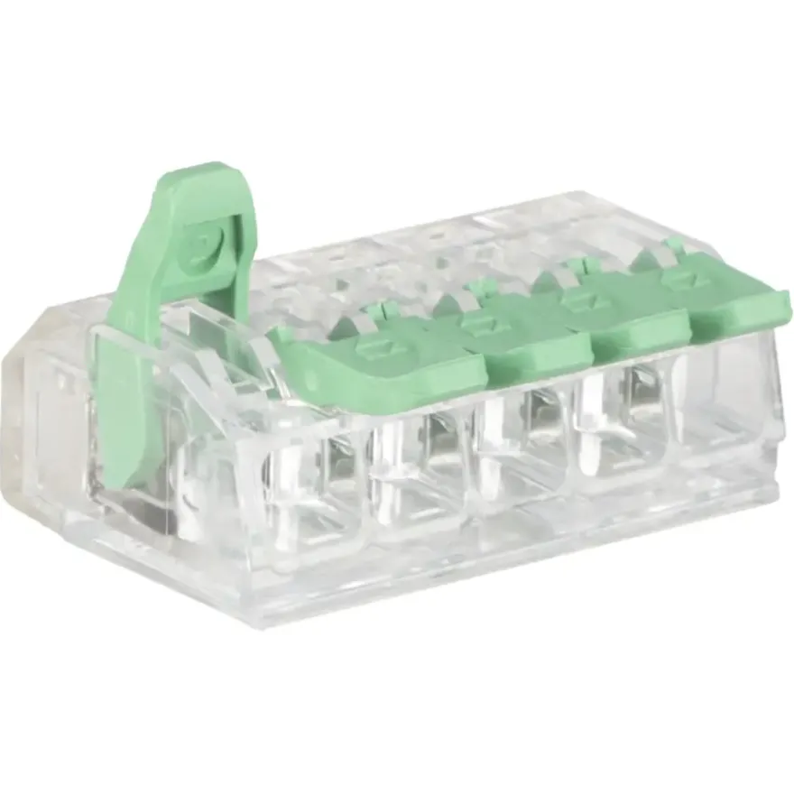 Conex Lasklem 5-voudig 0,2-4mm2 Hersluitbaar 25 stuks