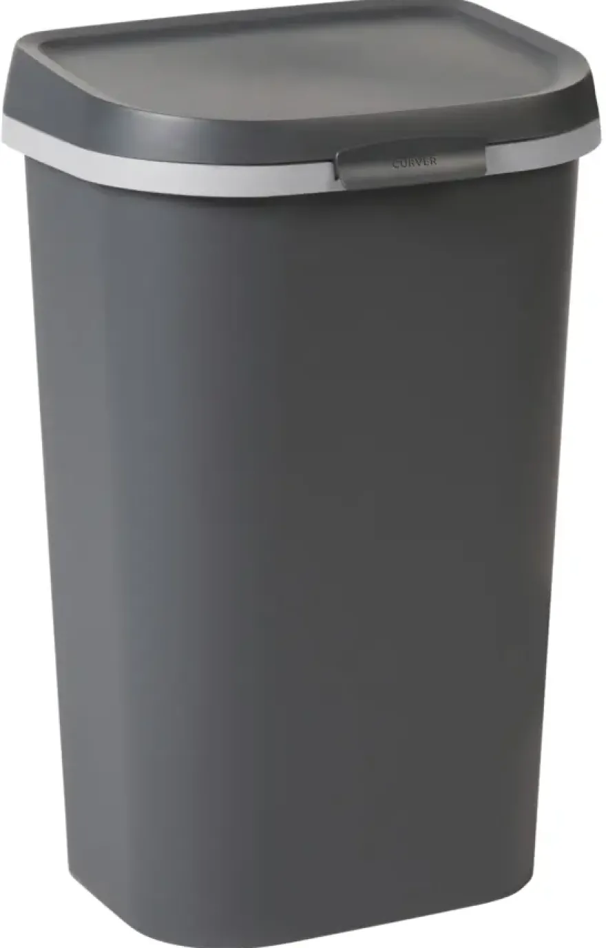 Curver Mistral Flat Prullenbak - 50L - Antraciet