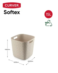 Curver Softex Mand – 15L White
