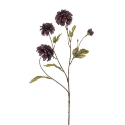 Dahlia spray paars 65cm