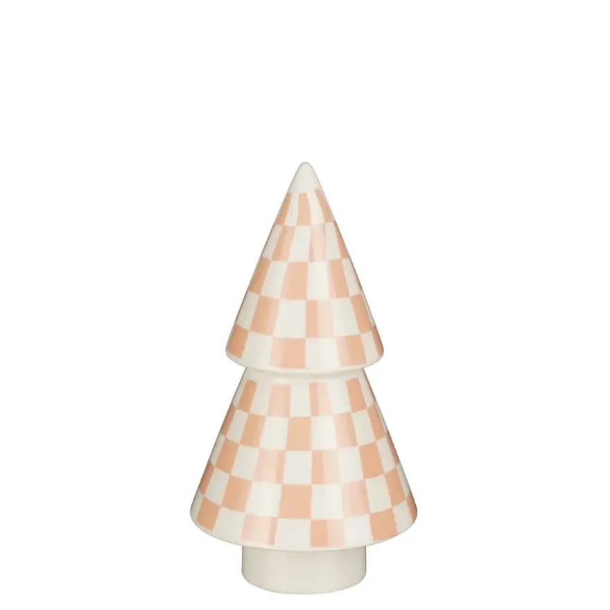 Decoratie boom wit - h25,5xd14cm