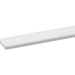 Decorlijst grenen wit gegrond 8x34 mm 270 cm