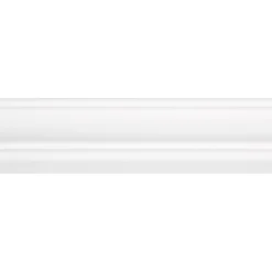Decorlijst grenen wit gelakt 8x46mm 270cm