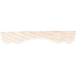 Decorlijst grenen wit gelakt 8x46mm 270cm