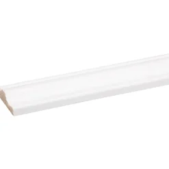 Decorlijst grenen wit gelakt 9x29mm 270cm