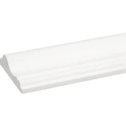 Decorlijst grenen 18x68 mm wit gegrond lengte 270 cm