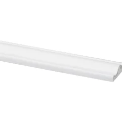 Decorlijst grenen 9x29 mm wit gegrond lengte 270 cm