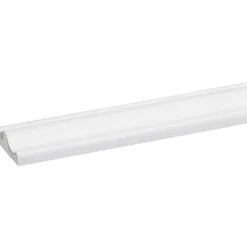 Decorlijst grenen 9x29 mm wit gegrond lengte 270 cm