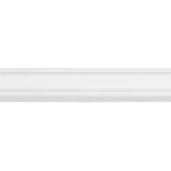 Decorlijst grenen 9x29 mm wit gegrond lengte 270 cm