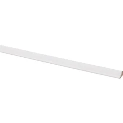 Decorlijst MDF wit folie 9x22 mm lengte 260 cm