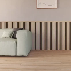 Decowall Acoustic eindprofiel natuur eiken 260cm