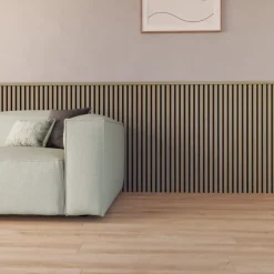 Decowall Acoustic eindprofiel vergrijsd eiken 260cm