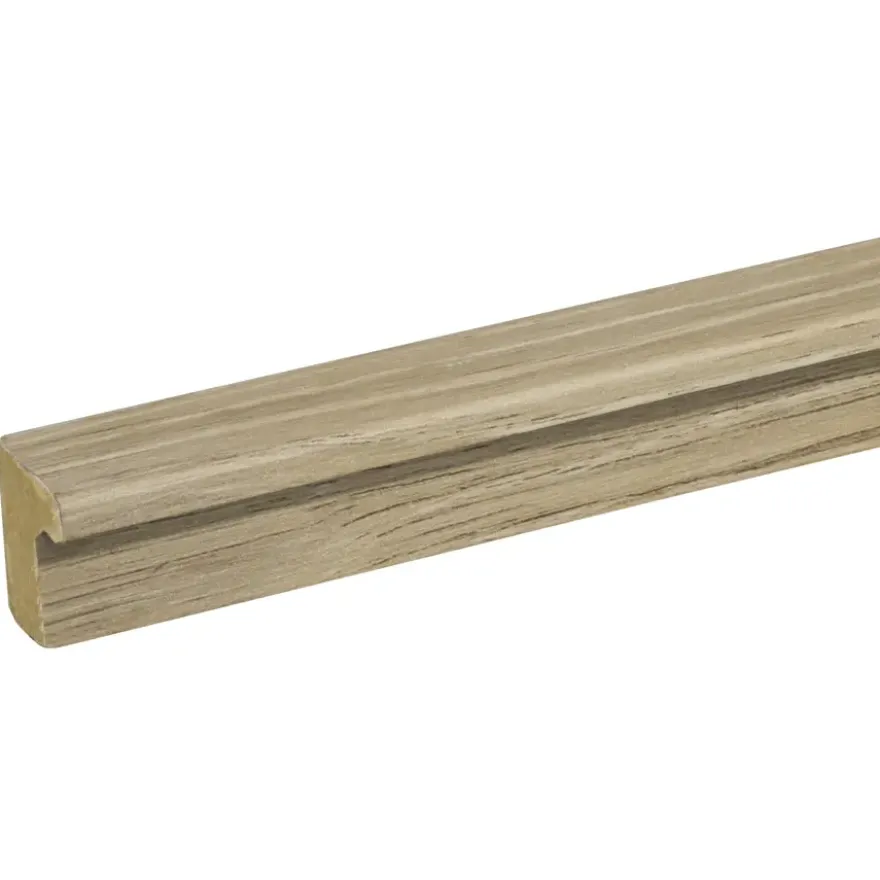 Decowall Acoustic eindprofiel vergrijsd eiken 260cm