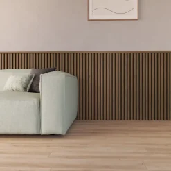 Decowall Acoustic eindprofiel rustiek eiken 260cm