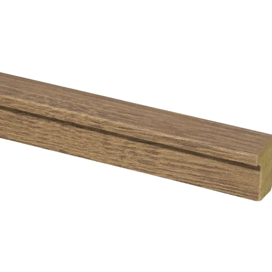 Decowall Acoustic eindprofiel rustiek eiken 260cm