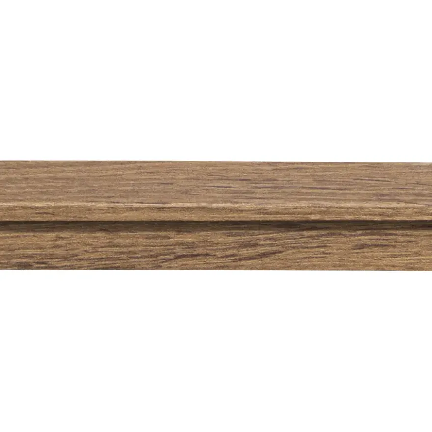 Decowall Acoustic eindprofiel rustiek eiken 260cm