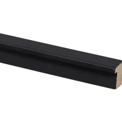 Decowall Acoustic eindprofiel zwart 260cm