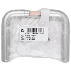 Deurkruk L rond aluminium