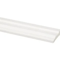 Deurlijst grenen wit gelakt 15x57mm 270cm