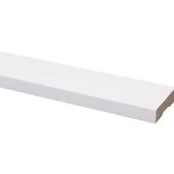 Deurlijst MDF wit folie carré 18x70 mm lengte 260 cm