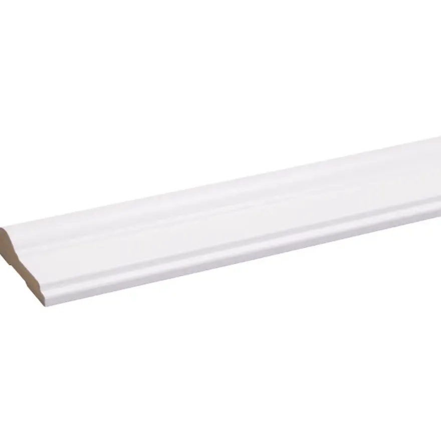 Deurlijst MDF wit folie classic 18x68 mm lengte 260 cm