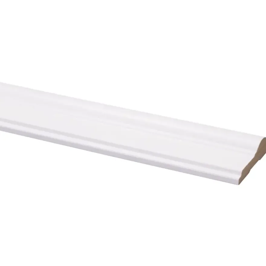 Deurlijst MDF wit folie classic 18x68 mm lengte 260 cm
