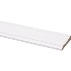 Deurlijst MDF wit folie 18x90 mm classic lengte 260 cm
