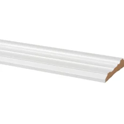 Deurlijst MDF wit folie 18x90 mm classic lengte 260 cm