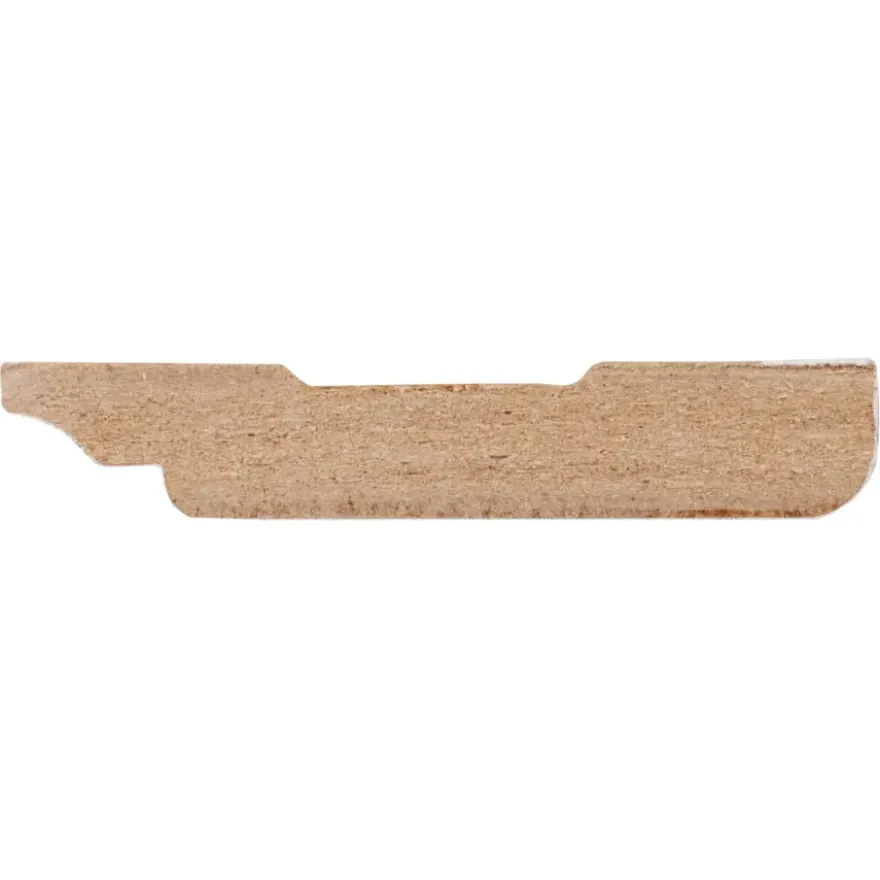 Deurlijst MDF wit folie 12x68 mm lengte 260 cm