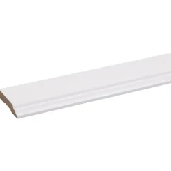 Deurlijst MDF wit folie 12x68 mm lengte 260 cm