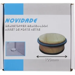 Deurstopper beuken look Ø 100 mm