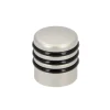 Deurstopper Ton mat nikkel / PVC 28 mm