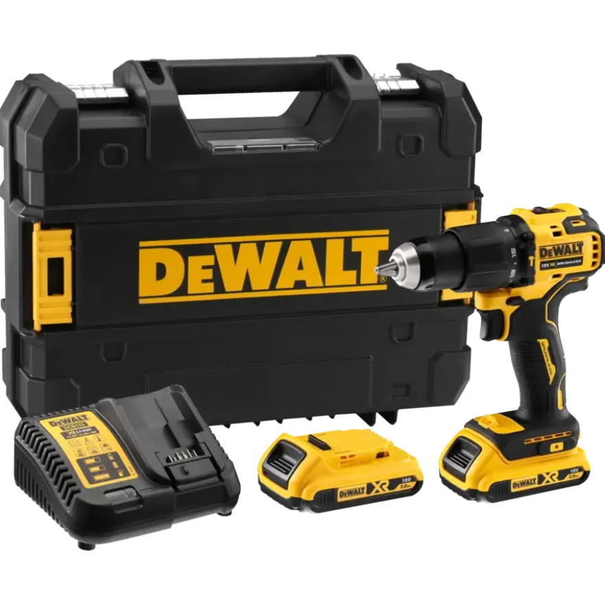 DeWalt 18V XR klopboormachine brushless DCD709D2T-QW incl. 2 accu's 1.5Ah + lader