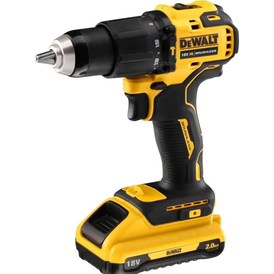 DeWalt 18V XR klopboormachine brushless DCD709D2T-QW incl. 2 accu's 1.5Ah + lader