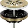 Differnz fonteinafvoerplug mat goud