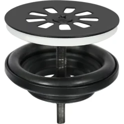 Differnz fonteinafvoerplug mat zwart