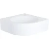 Differnz hoekfontein Cleo 30x30x10cm wit