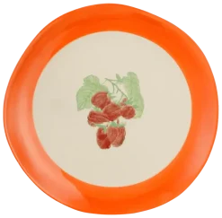 Dinerbord fruit oranje - h2,5xd26 cm