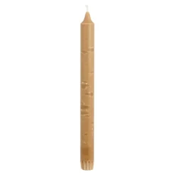 Dinerkaars stearine bruin - h25xd2,2cm